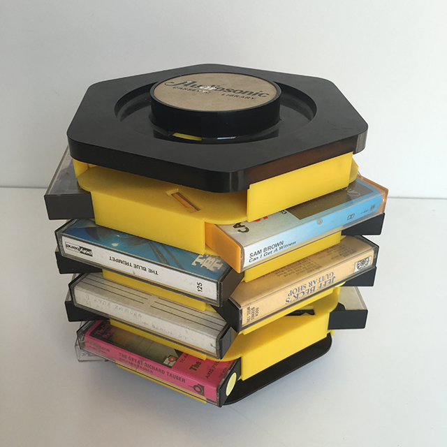 CASSETTE, HOLDER - Yellow Autosonic